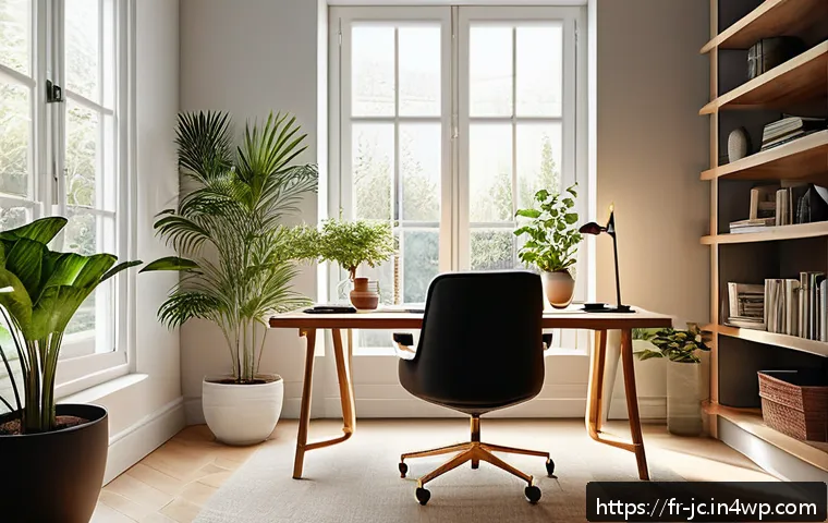 자기 대화 개선을 위한 기억력 훈련 - A serene, minimalist home study environment designed for optimal concentration and memory retention,...